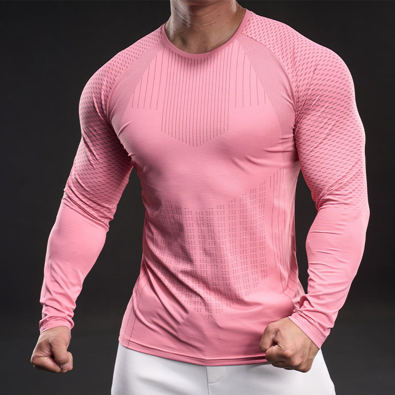 Herren Funktionsshirt Langarm atmungsaktiv Mesh Technologie