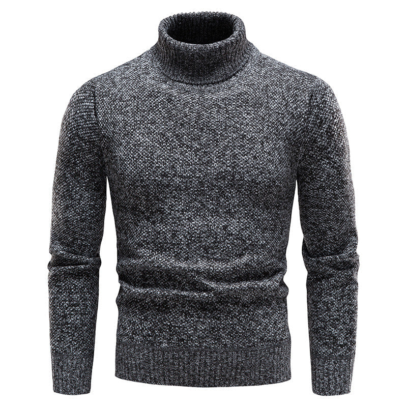 Herren Rollkragenpullover Weich Strickpullover Elegannt