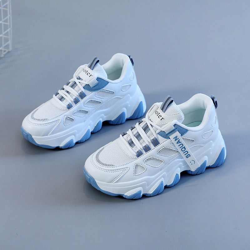 Damen Sneaker Sportlich Atmungsaktiv Futuristisch