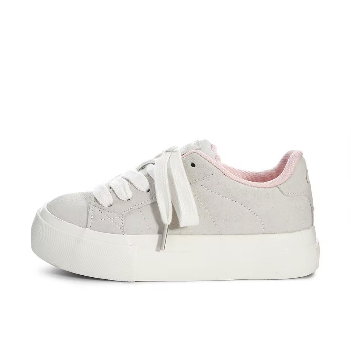 Damen Sneaker Weiches Wildleder Bequem Atmungsaktiv