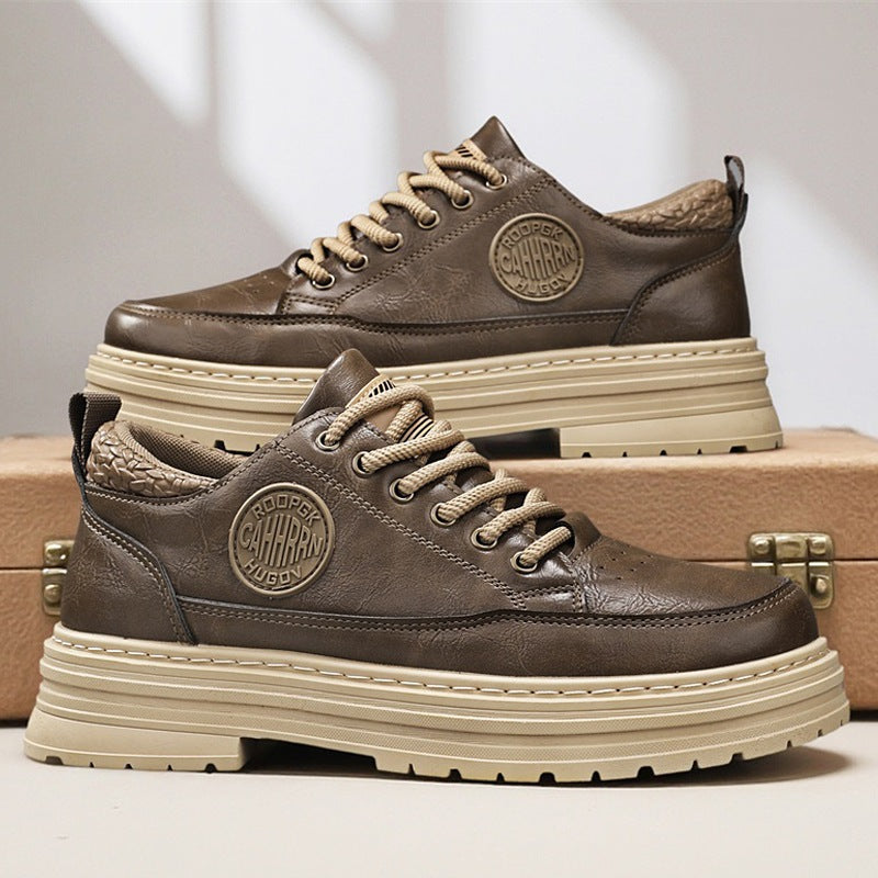 Damen Leder Sneaker Bequem Rutschfest Atmungsaktiv