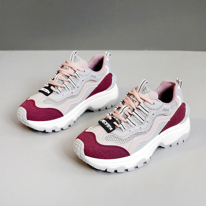 Damen Sneaker Chunky Atmos Mesh Bequem Sportlich