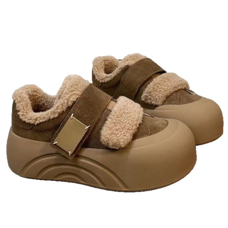 Damen Hausschuhe Warm Verstellbar Bequem Winter