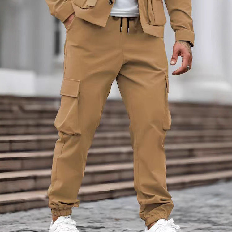 Herren Cargo-Hosen Modern Sportlich Bequem