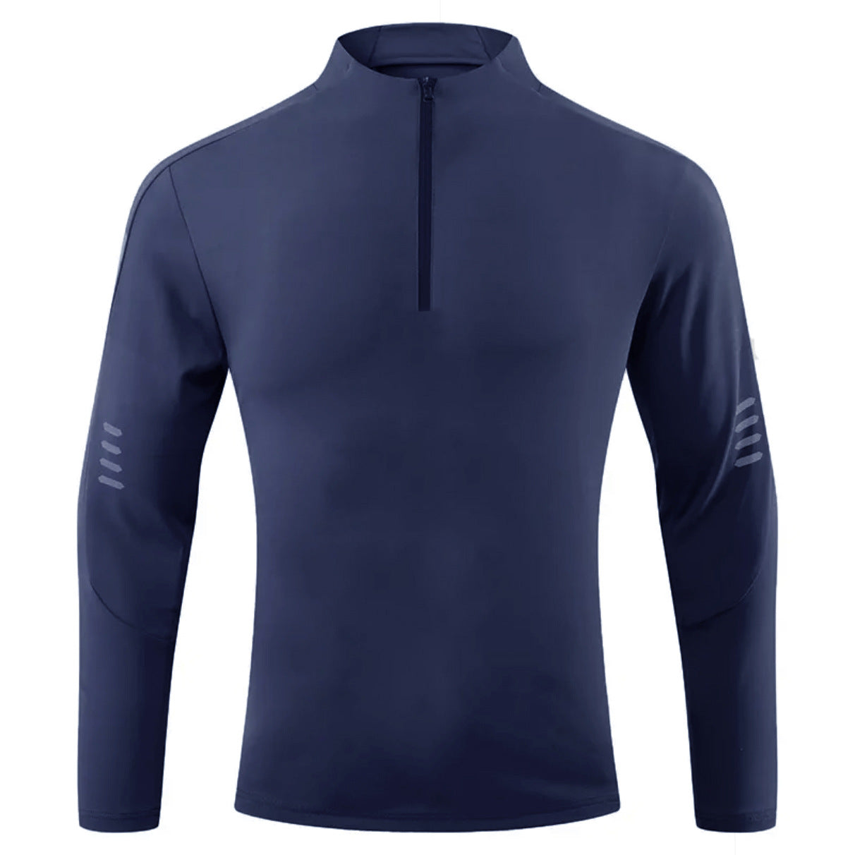 Herren Langarmshirt Funktionsshirt Mit Reißverschluss Hochwertig