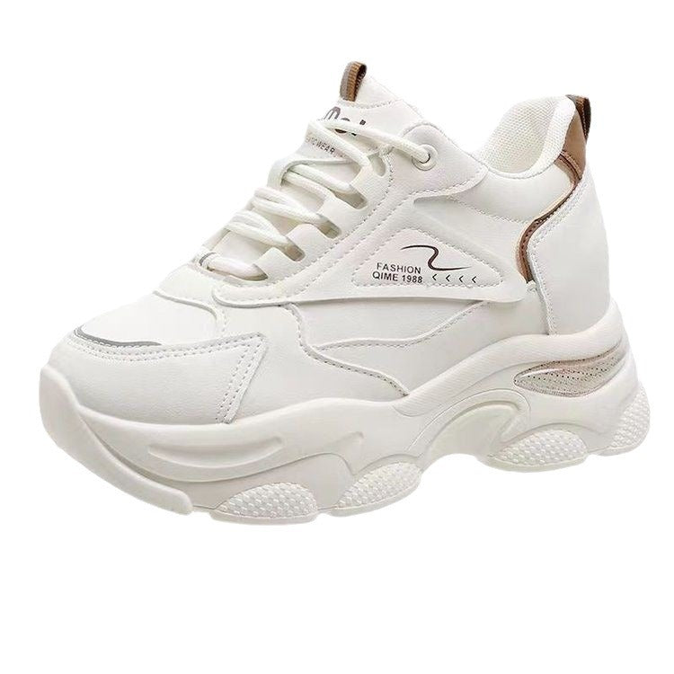 Damen Sneaker Modisch Sportlich Weißen Style