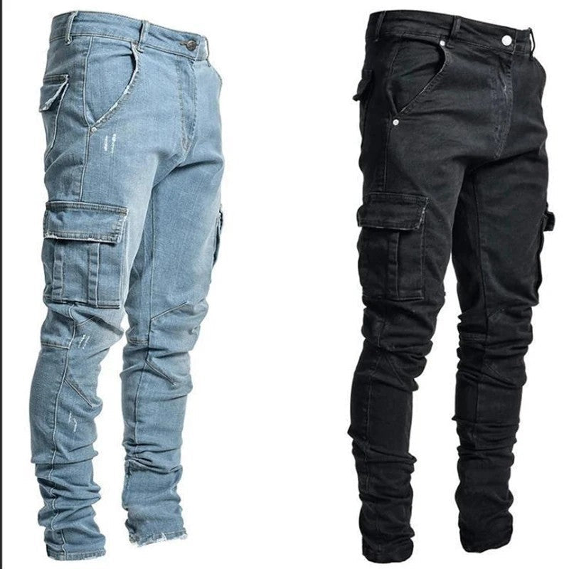 Mehrtaschen Jeans Hose Freizeit Cargo Hose Urban