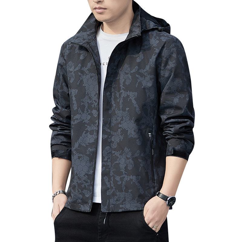 Herren Funktionsjacke atmungsaktiv Wasserdicht Modern