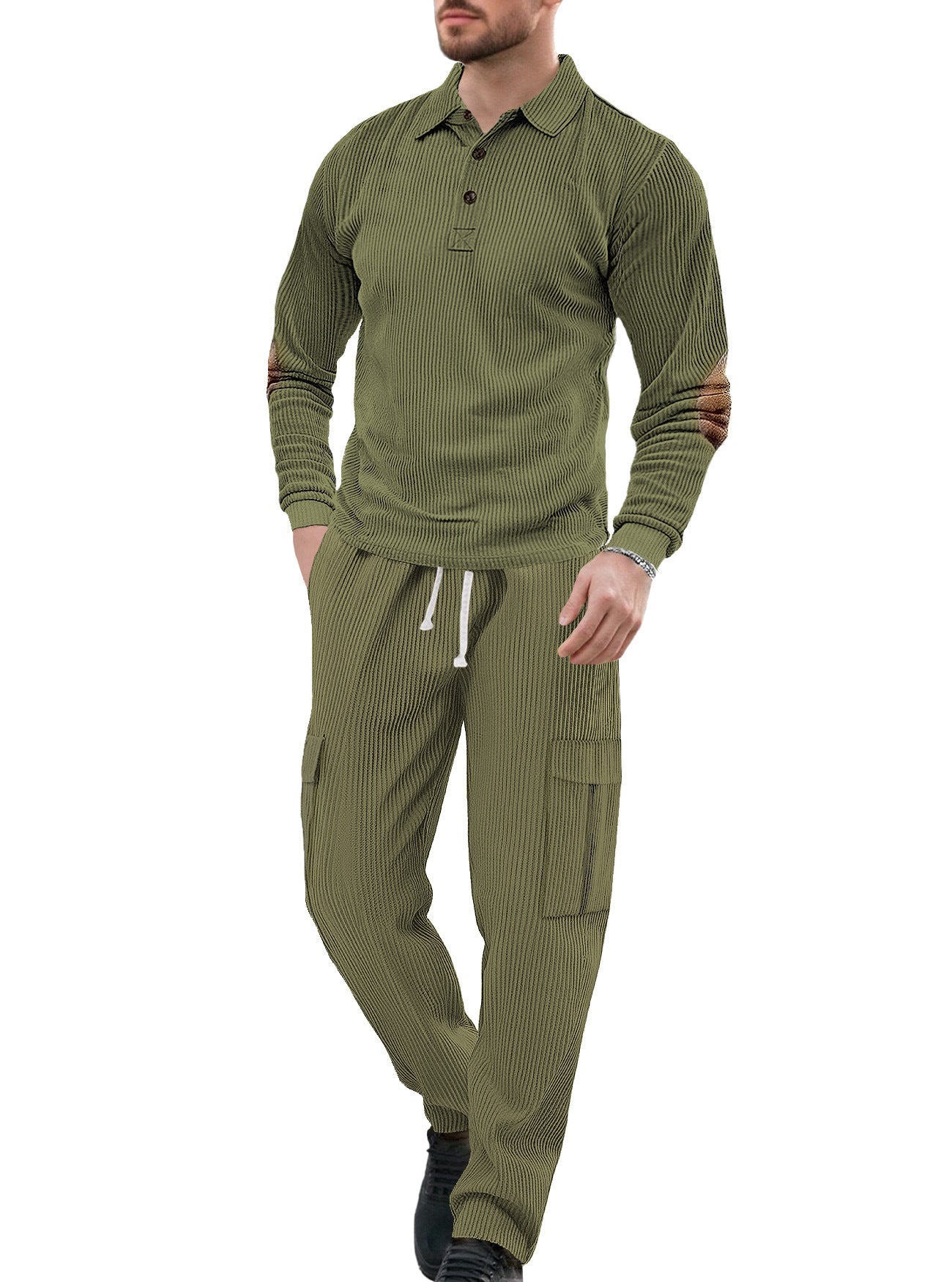 Herren Anzug Elegant Strukturiert Modern SlimFit