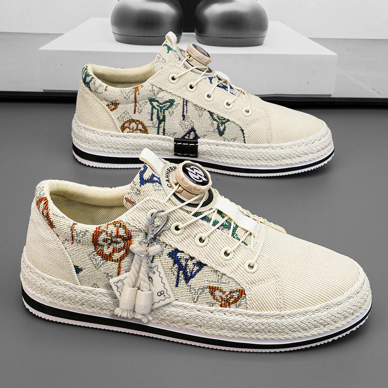 Damen Sneaker Canvas Schuhe Mode Bequem Einzigartig