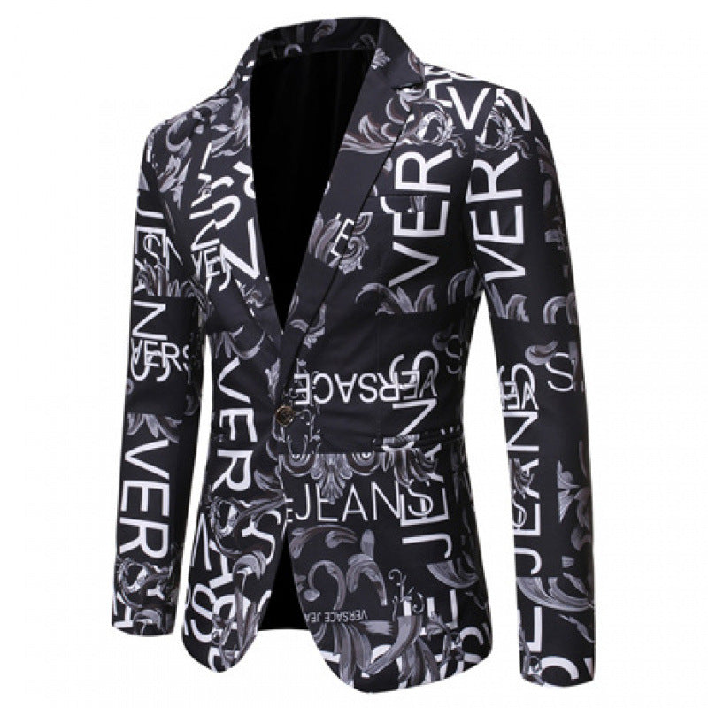 Herren Blazer Modern Berlin Style Schriftzug
