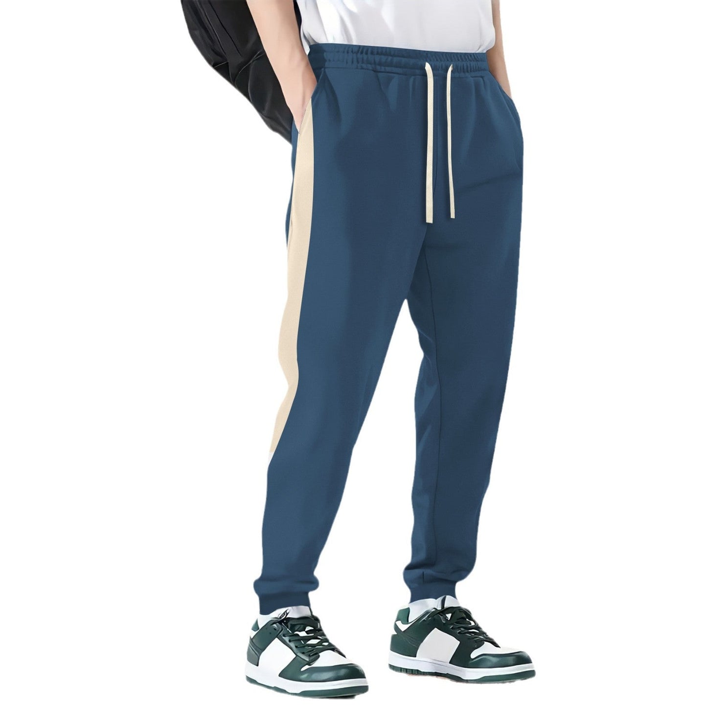 Herren Jogginghose Sportlich Elastisch Mit Streifen