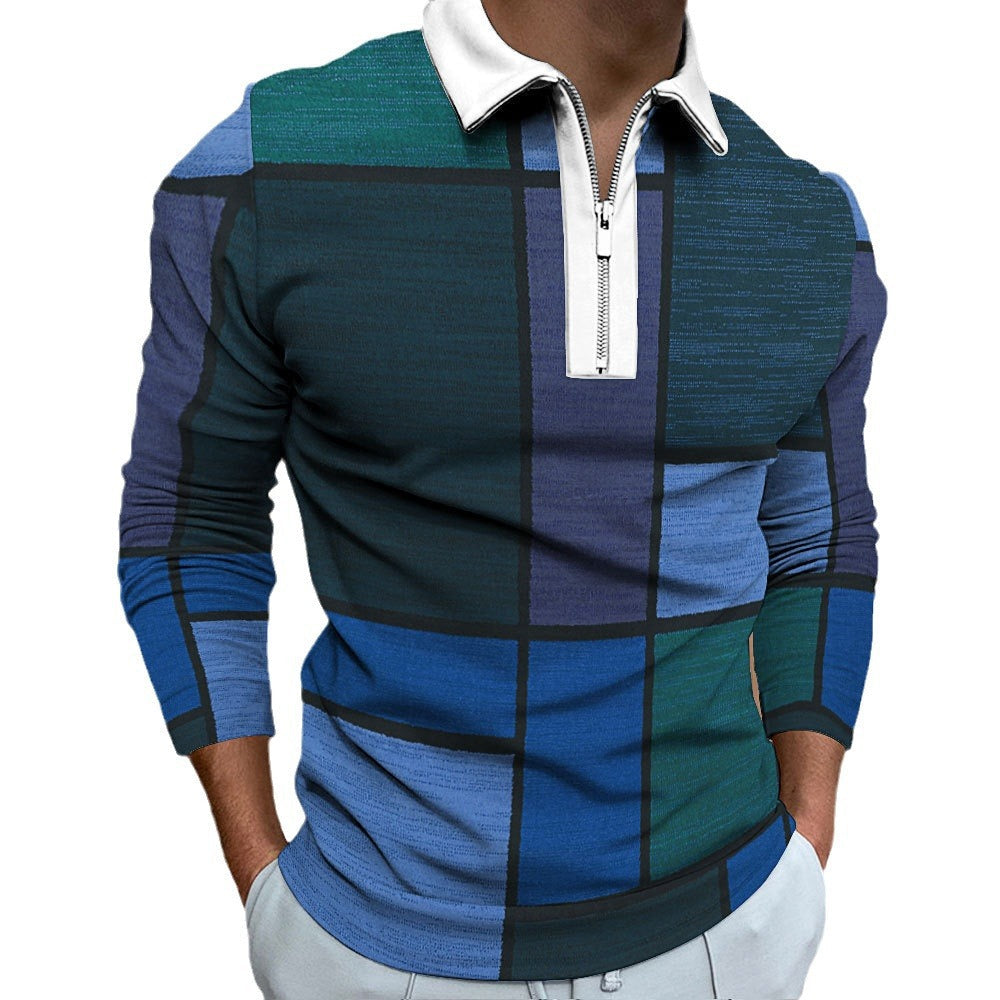 Herren Poloshirt Modern Trendig Berlin Grafikdesign