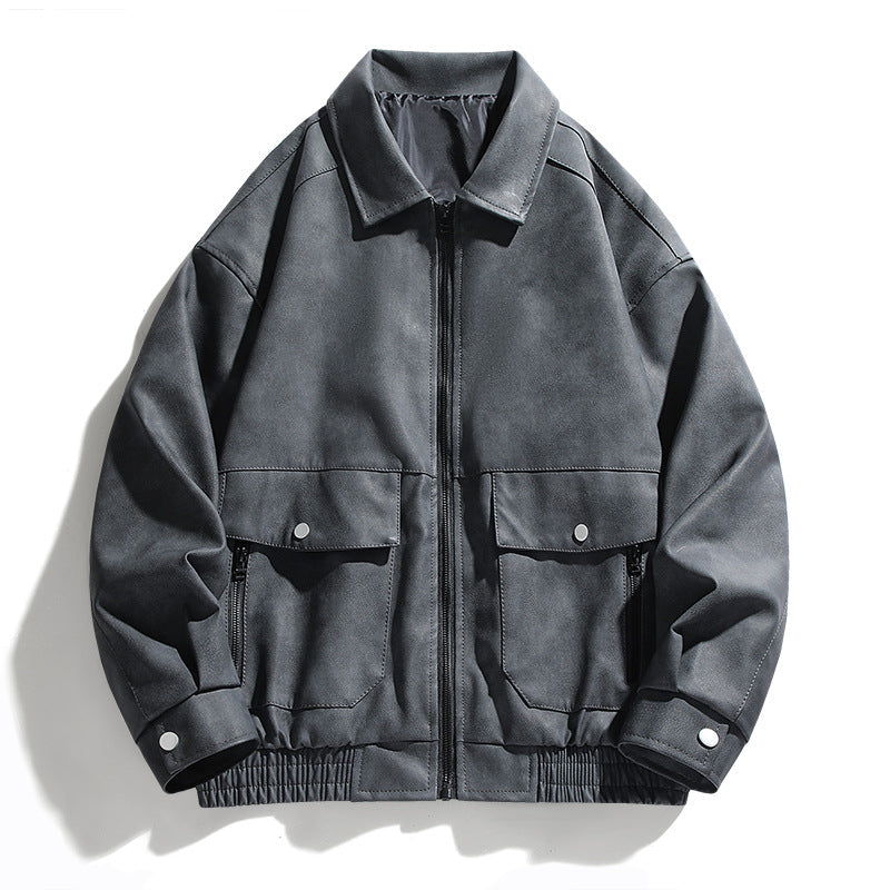 Herren Outdoor Jacke Lässig mit Taschen Elastisch