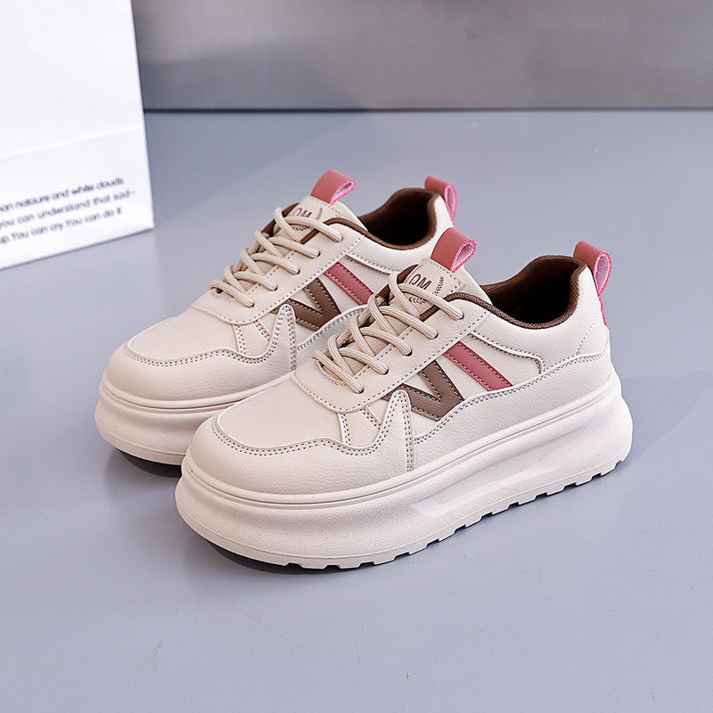 Damen Sneaker Chunky Bequem Rutschfest Komfortschuhe