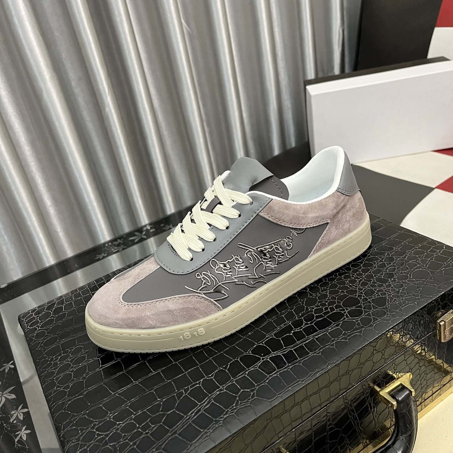 Damen Sneaker Leder Modern Schick