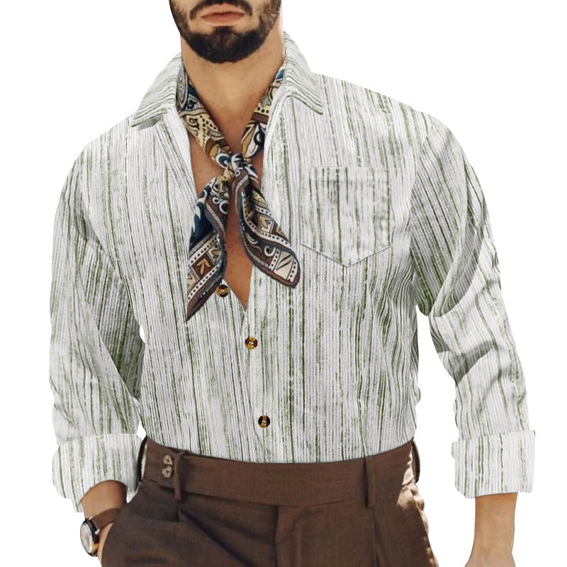 Elegantes Herren Hemd mit Knopfleiste Modern