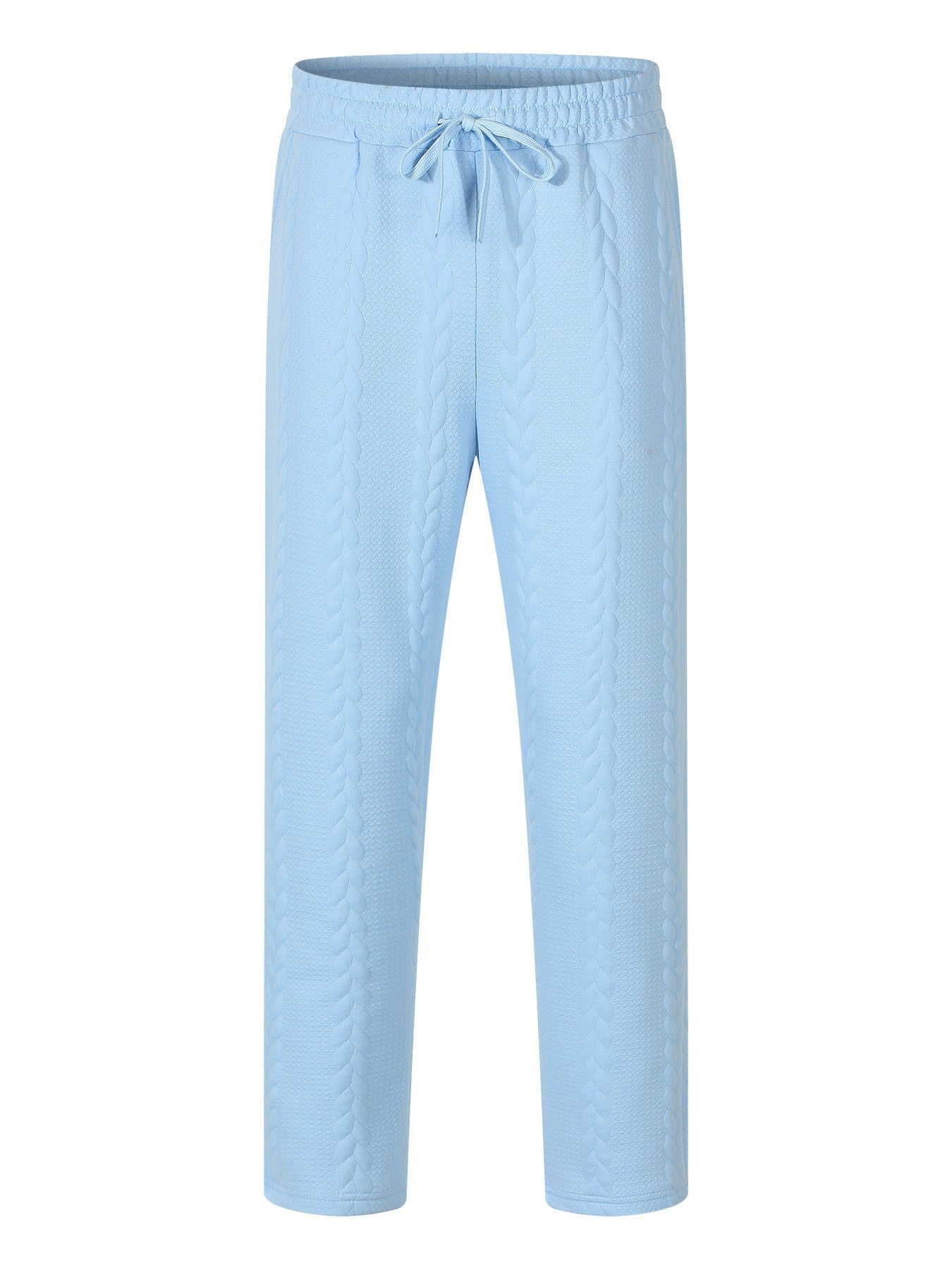 Herren Jogginghose Stretch mit Kordelzug und Struktur Optik
