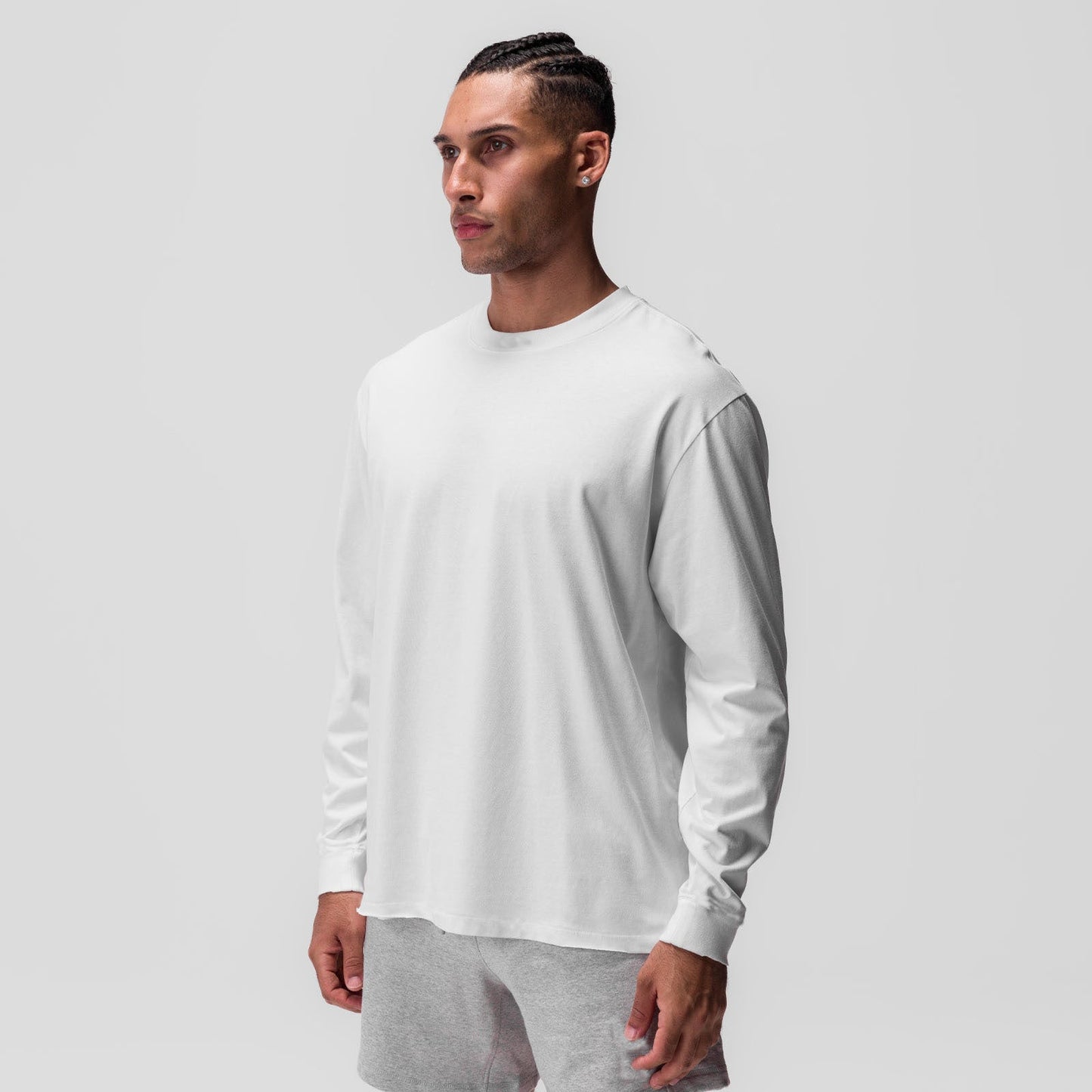 Herren Langarmshirt Bequem Leicht Modern