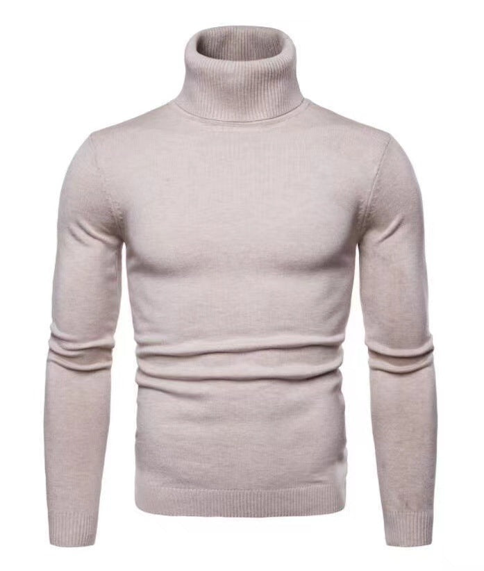 Herren Rollkragenpullover Baumwolle Hochwertig Elegannt