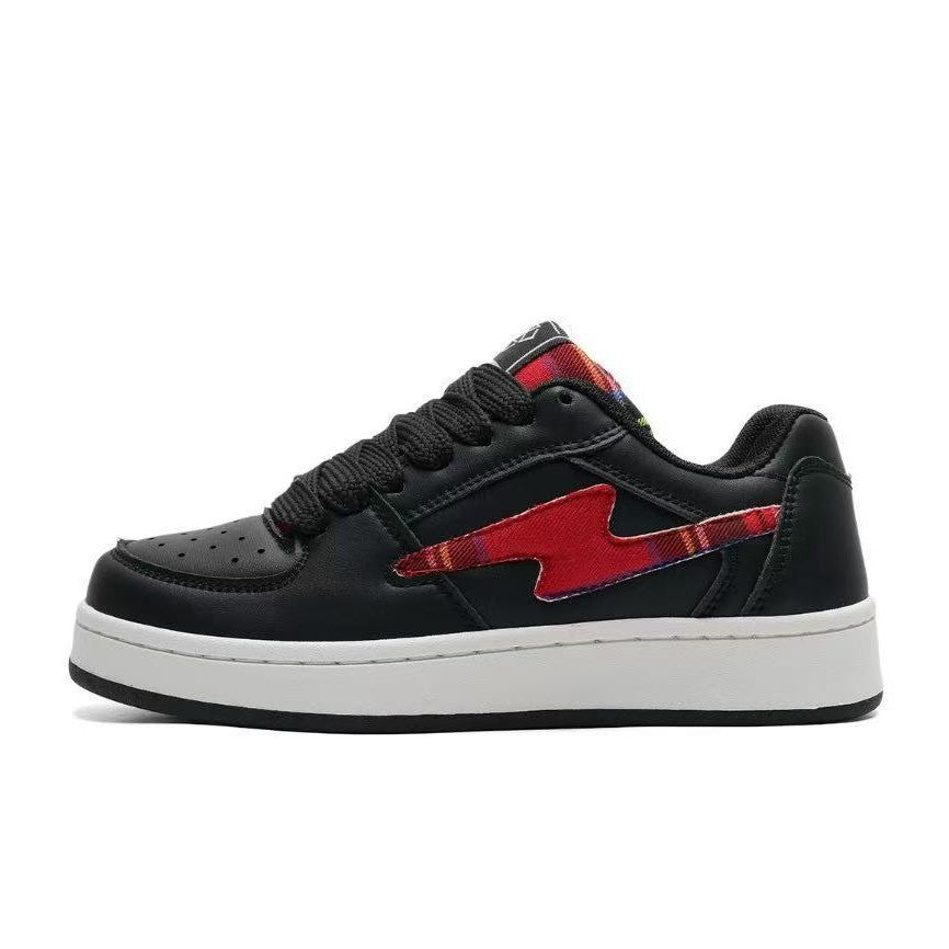 Damen Sneaker Sportlich Kariert Rutschfest