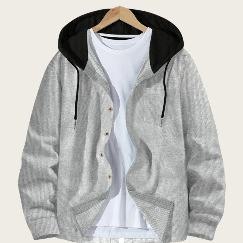Herren Kapuzenjacke Lässig Mit Hoodie Modern