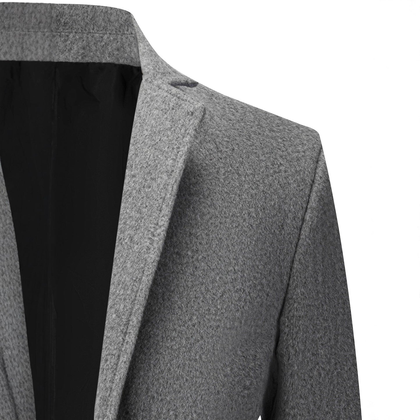 Herren Strickblazer Elegant Slim Fit Grau