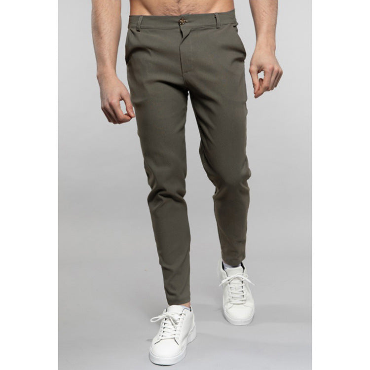 Herren Slim-Fit Hose Modern Elegant Schmal