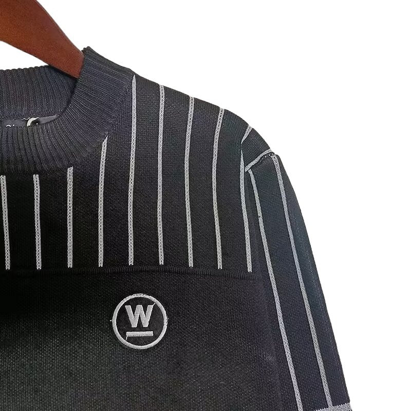 Herren Rollkragenpullover Gestreift Kuschelig Warm