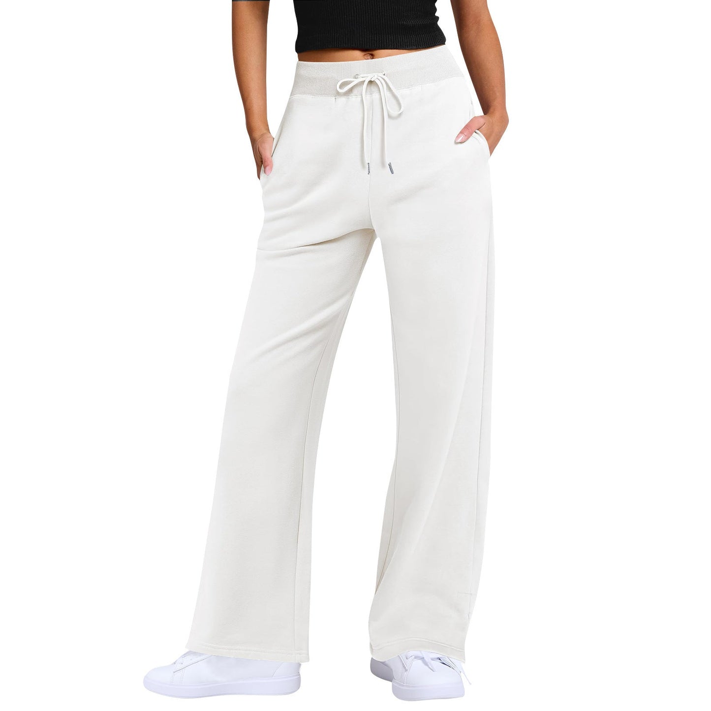 Damen Sporthose Weite Bequem Sportliche Hose