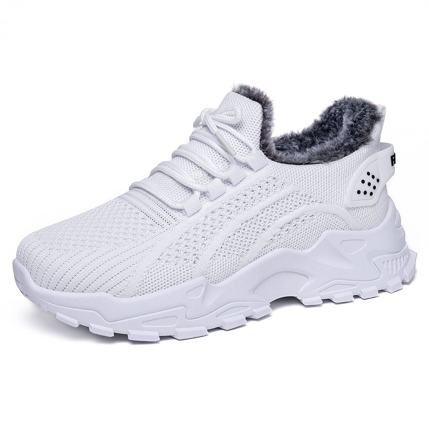 Damen Sneaker Fleecegefüttert Laufschuhe Rutschfest Sportlich