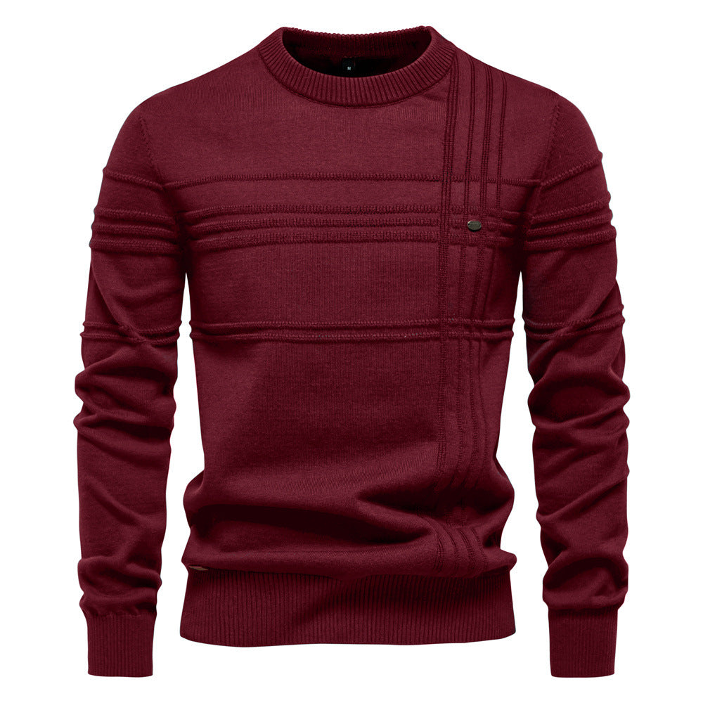Herren Strickpullover Modern Komfortpassform Großes Design