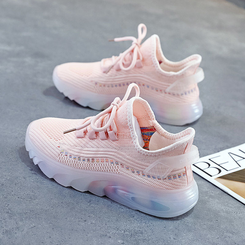 Damen Sneaker Leicht Freizeitschuhe Dämpfungstechnologie
