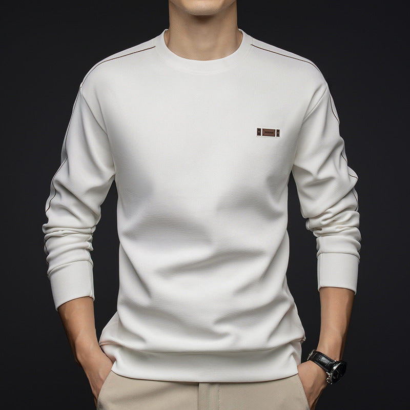Herren Pullover Eleganter Rundhals aus Feinmerino