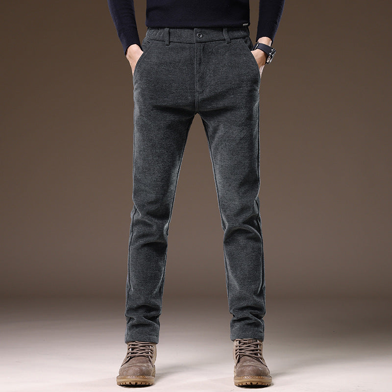 Herren Freizeithose Gefüttert Klassisch Bequem