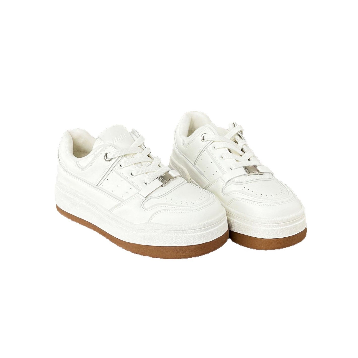 Damen Sneaker Chunky Plateau Bequem Trendy