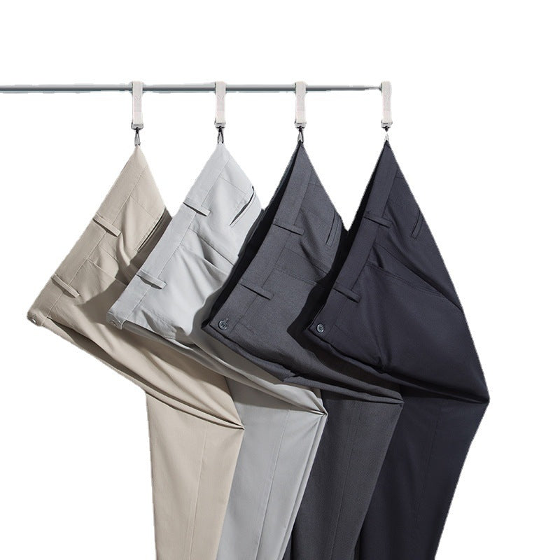 Herren Businesshose Elegant Slim Fit Schwarze Hose