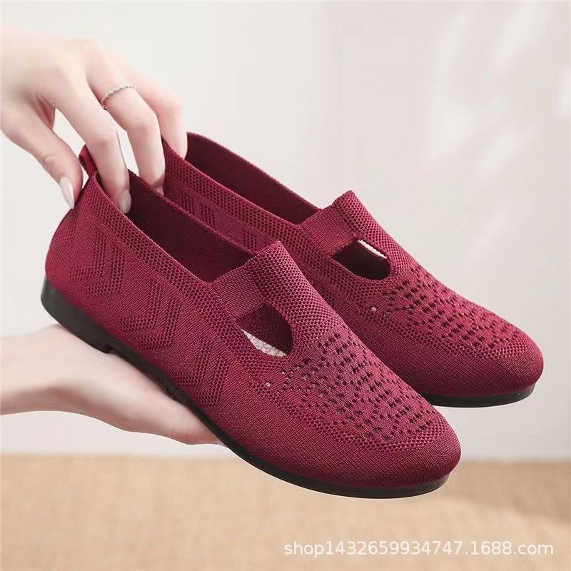 Ballerinas Damen Bequem Atmungsaktiv Komfort Schuhe