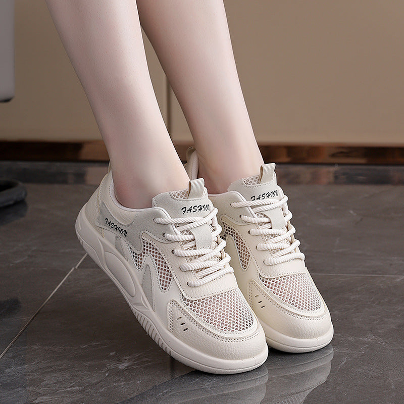 Damen Sneaker atmungsaktiv Mesh bequem Laufschuhe