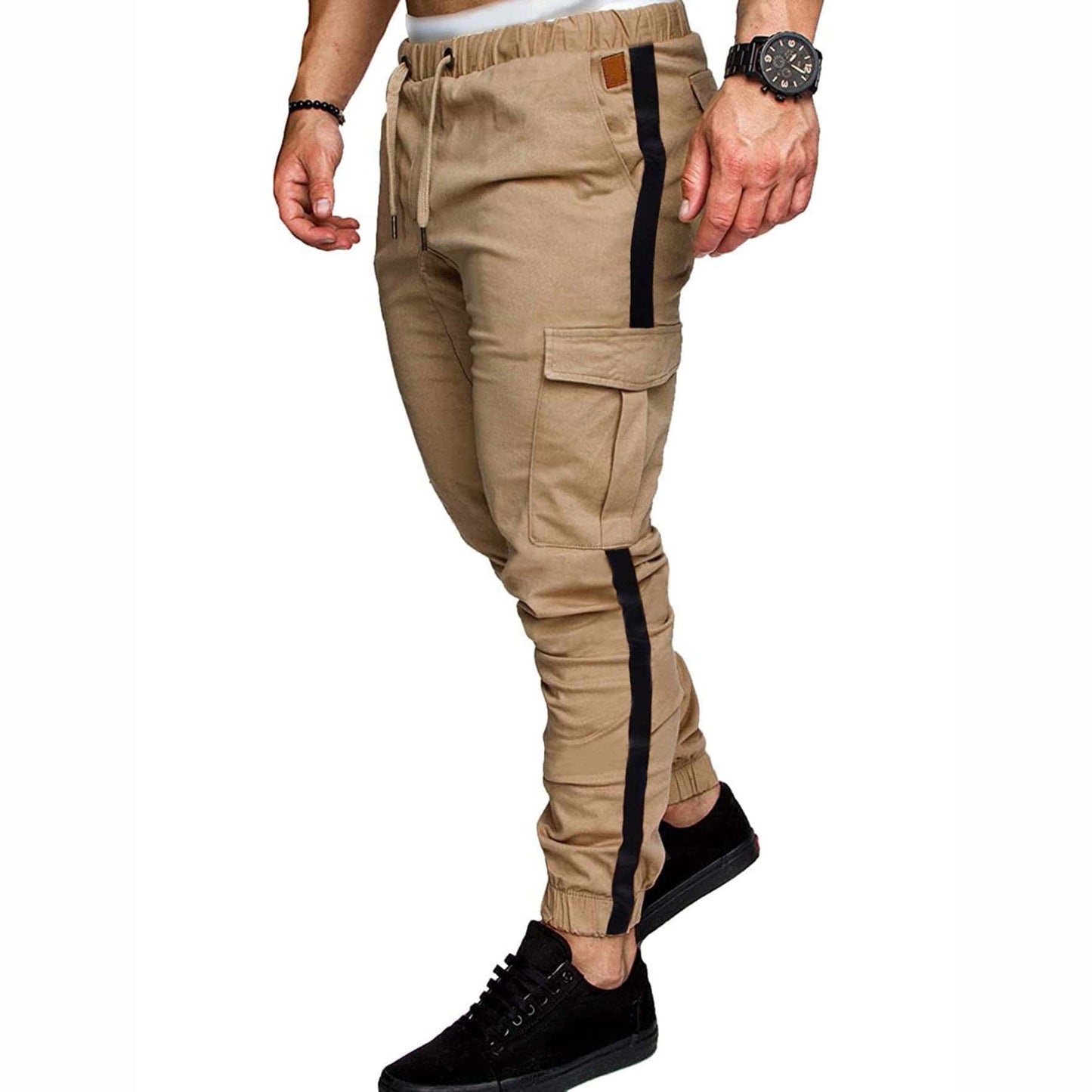 Herren Cargo-Hose Bequem Verstellbar Mit Vielen Taschen