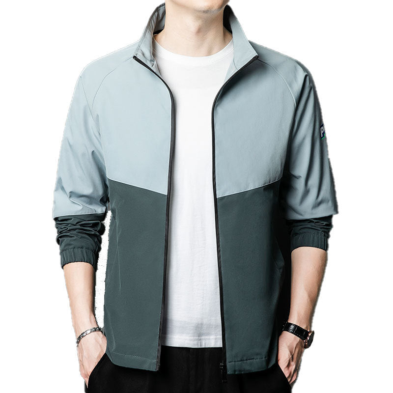 Herren Sportjacke Übergangsjacke Elastisch Reflektierend