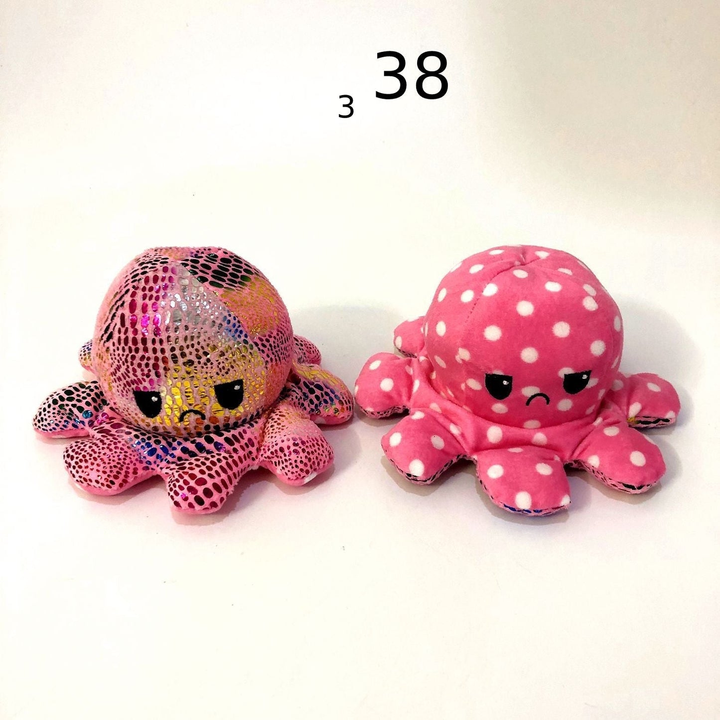 Reversibler Plüsch Octopus Kuscheltier Einzigartig