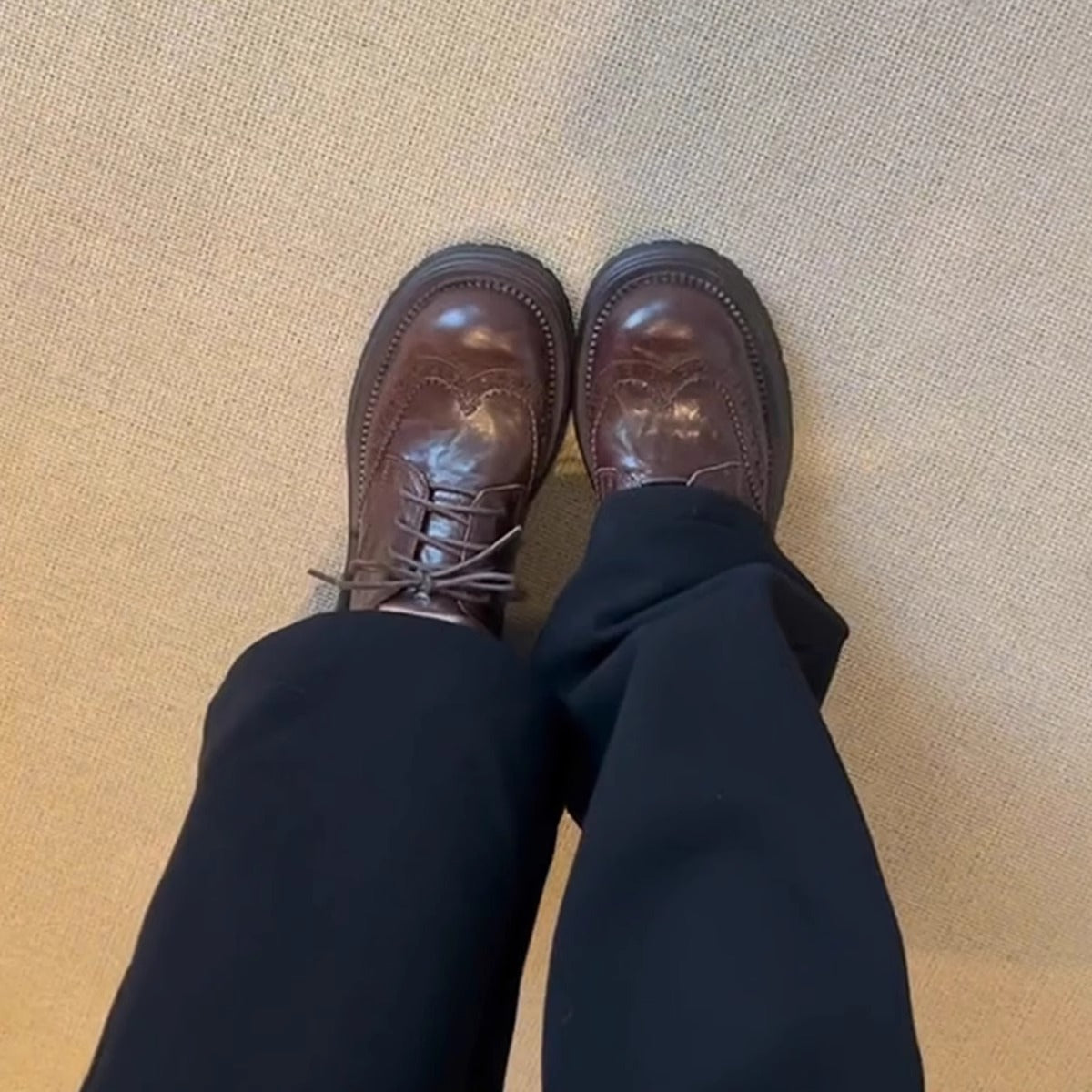 Damen Schnürschuhe Bequem Komfortabel Zeitlos