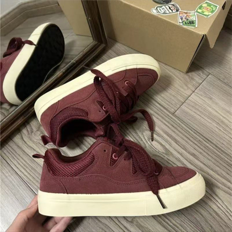 Damen Sneaker Retro Style Atmungsaktiv bequem