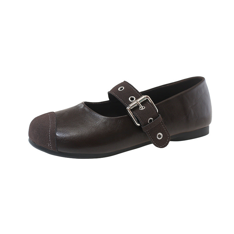 Damen Ballerinas Bequem Verstellbar Komfortabel