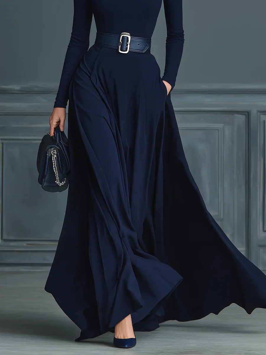 Maxi Robe Damen Chic Lang