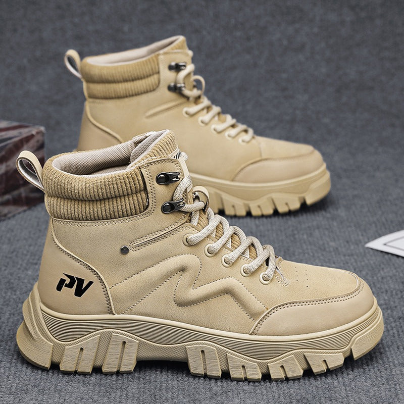Damen Sneaker High-Top Chunky Straßenschuhe Stabil