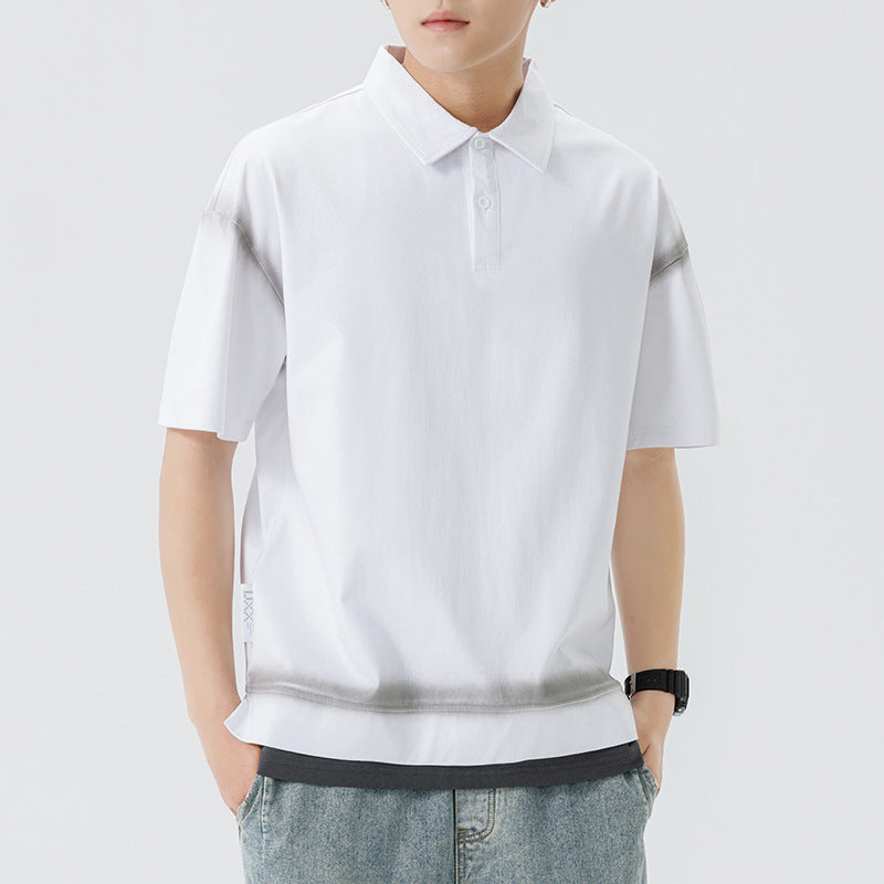 Herren Poloshirt Modern atmungsaktiv Trendig