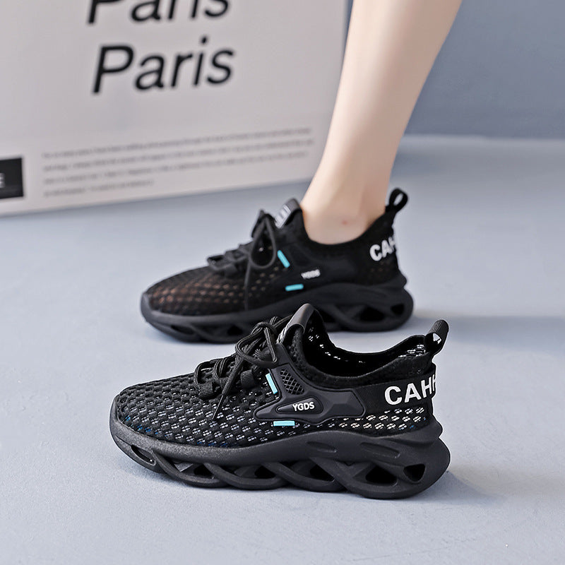 Damen Laufschuhe Atmungsaktiv Flexibel Sneaker für Sport