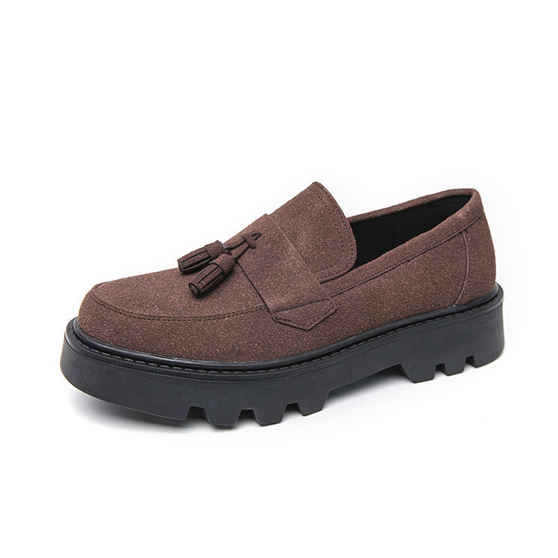 Damen Mokassins Robust mit Quasten Modisch Heidi Stil
